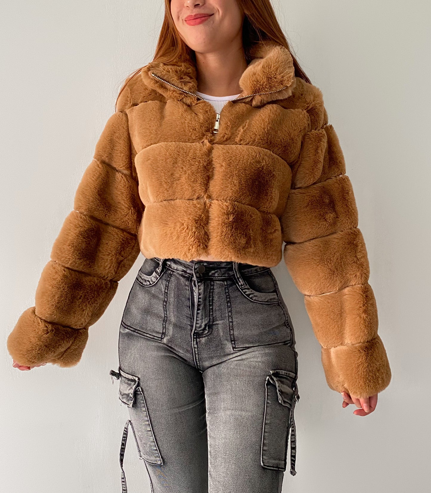 Abrigo Barbie Camel
