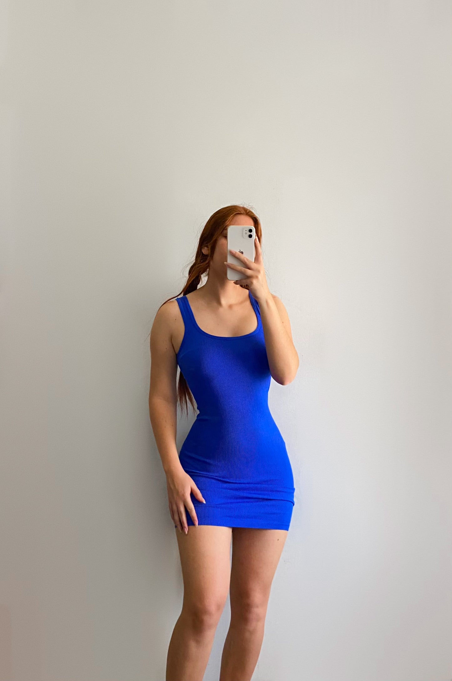 Vestido Rib tirantes
