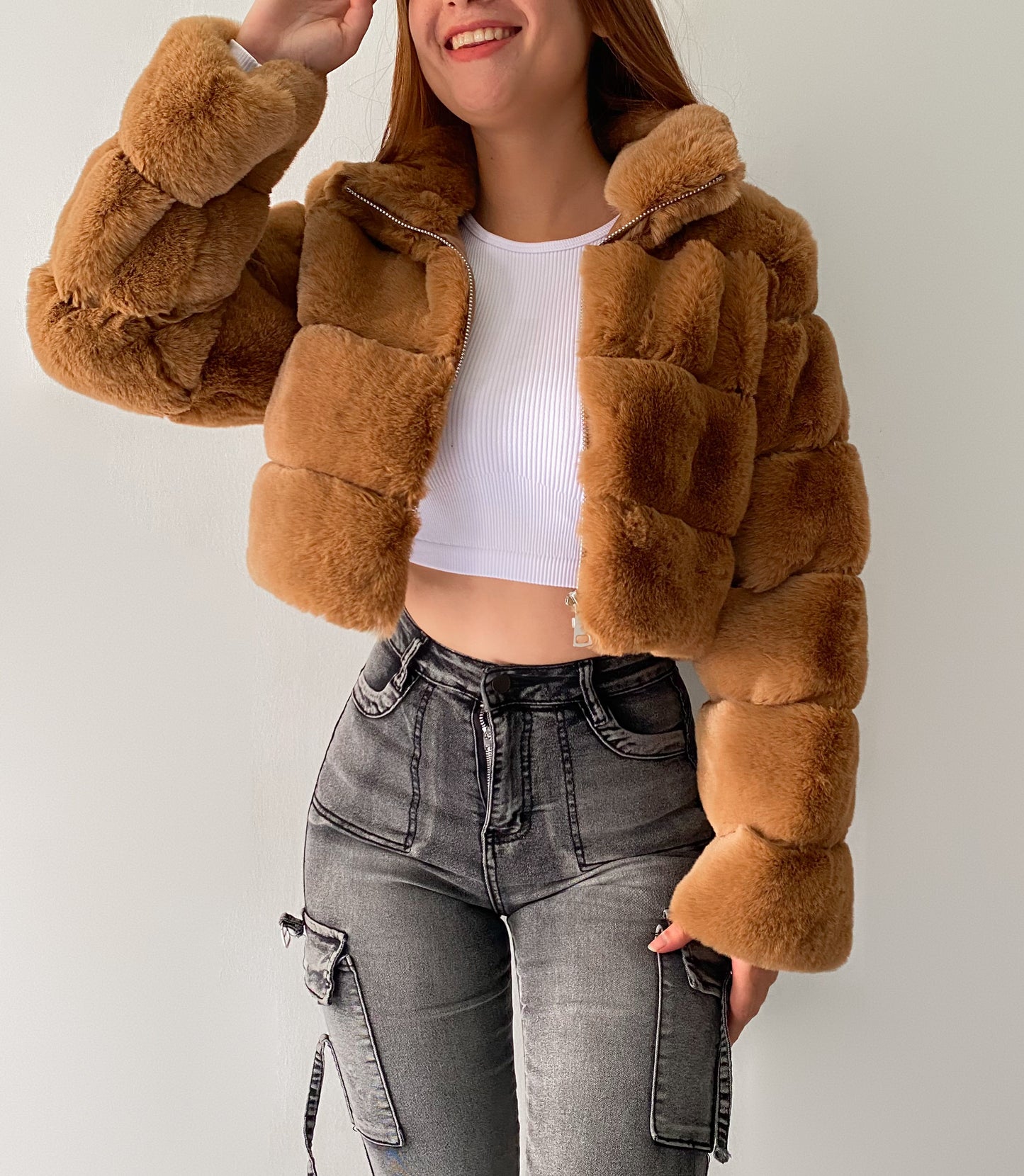 Abrigo Barbie Camel