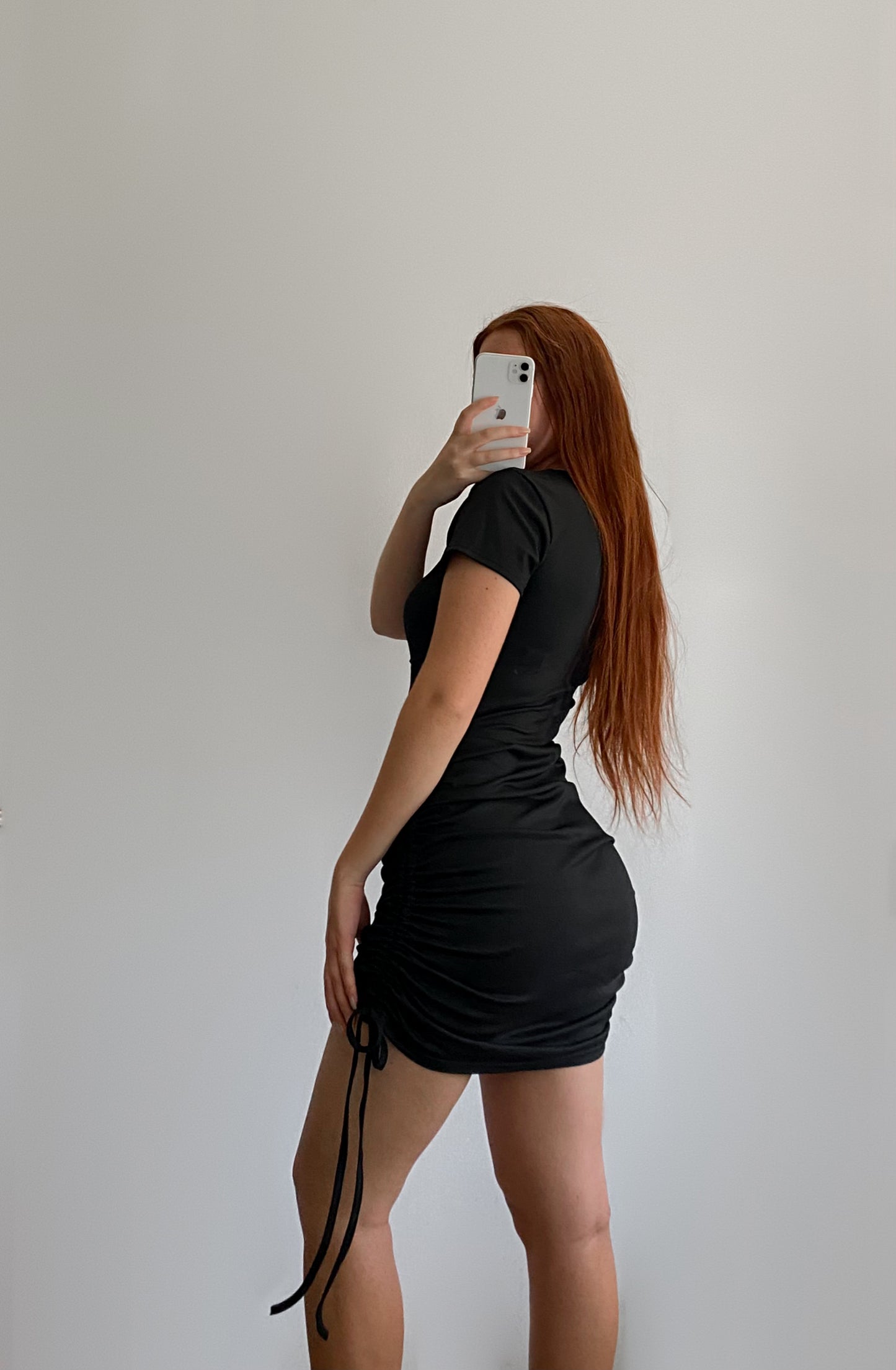 Vestido ajustable negro