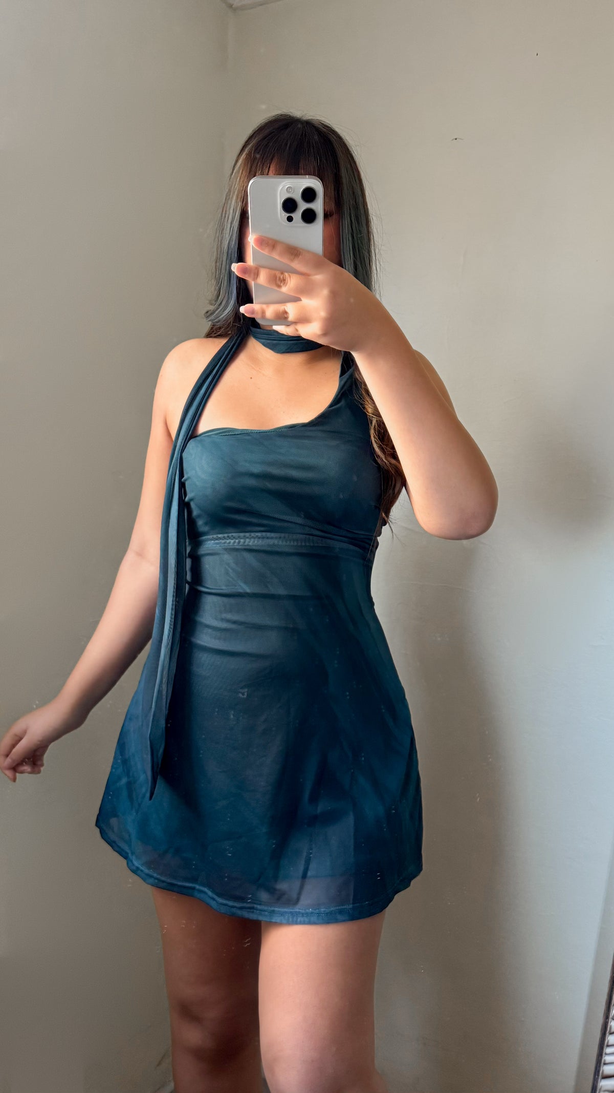 Vestido trasparencia
