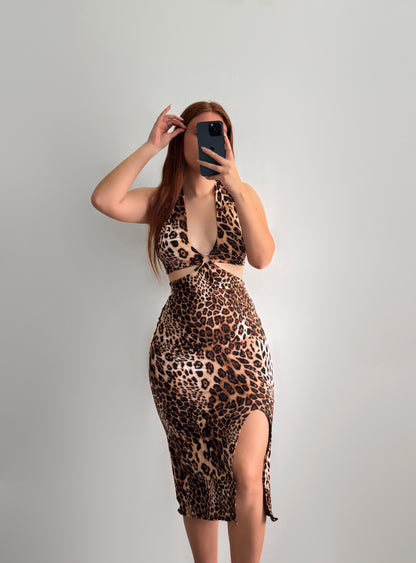 Vestido Diana leopardo