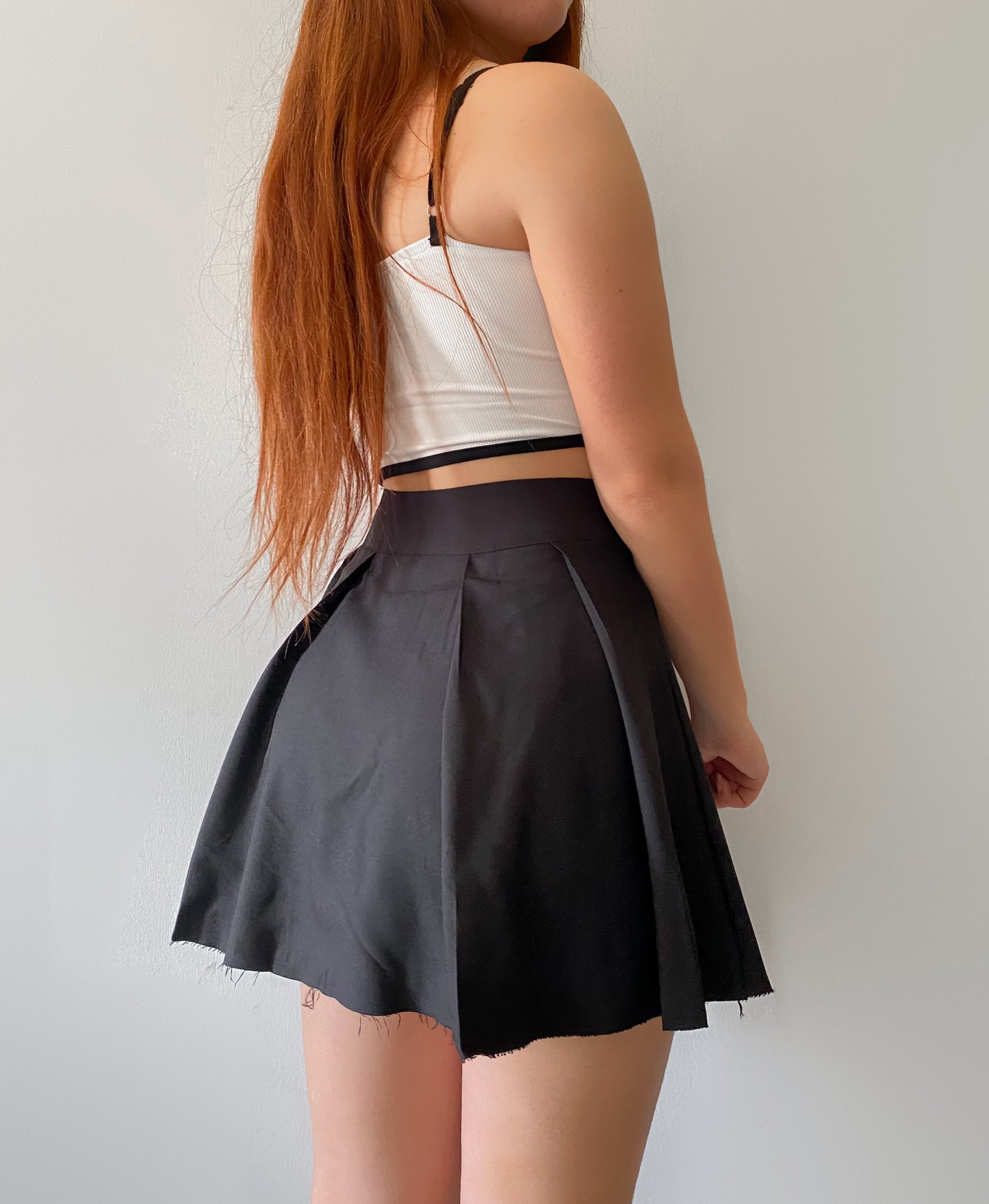 Falda short negra