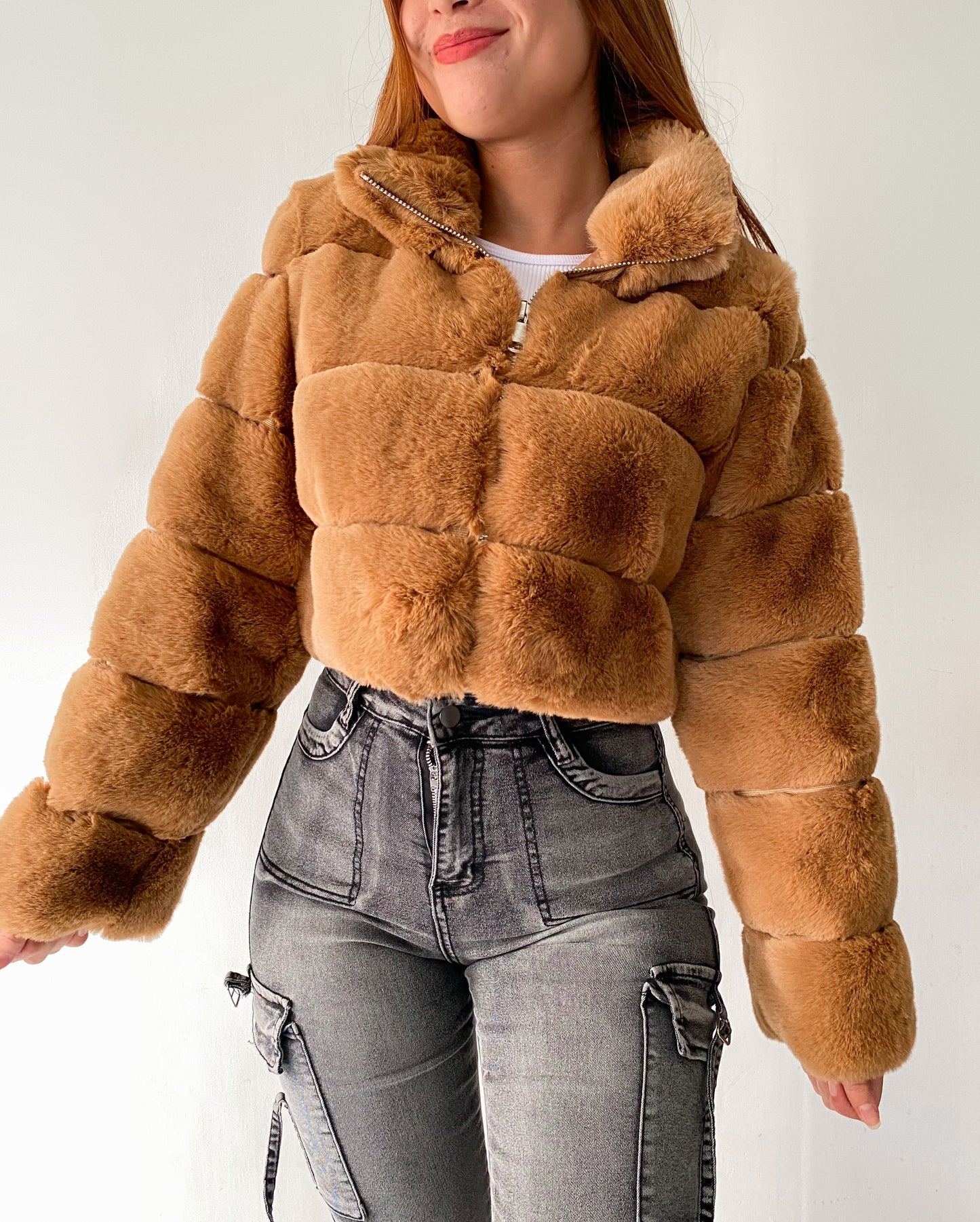 Abrigo Barbie Camel
