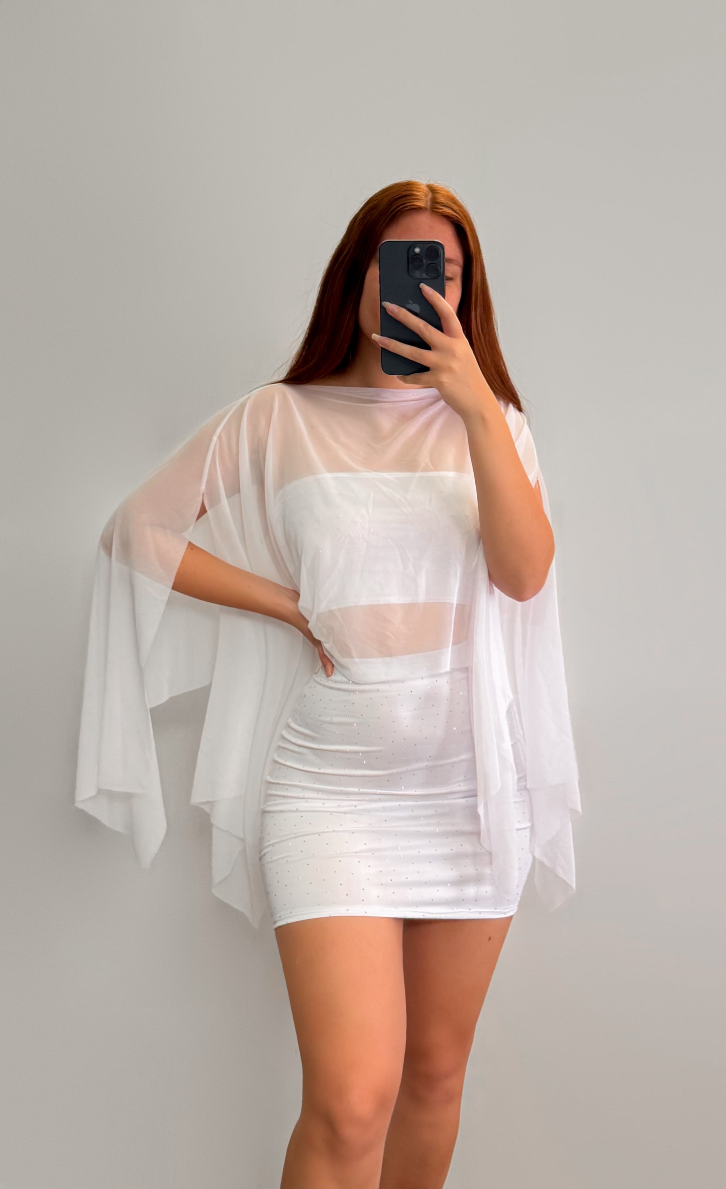 Conjunto brillo blanco