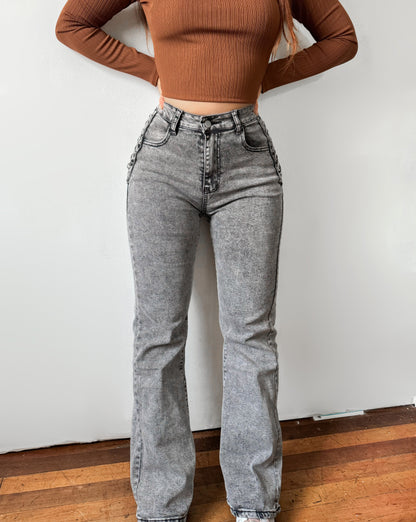 Jeans trenzado