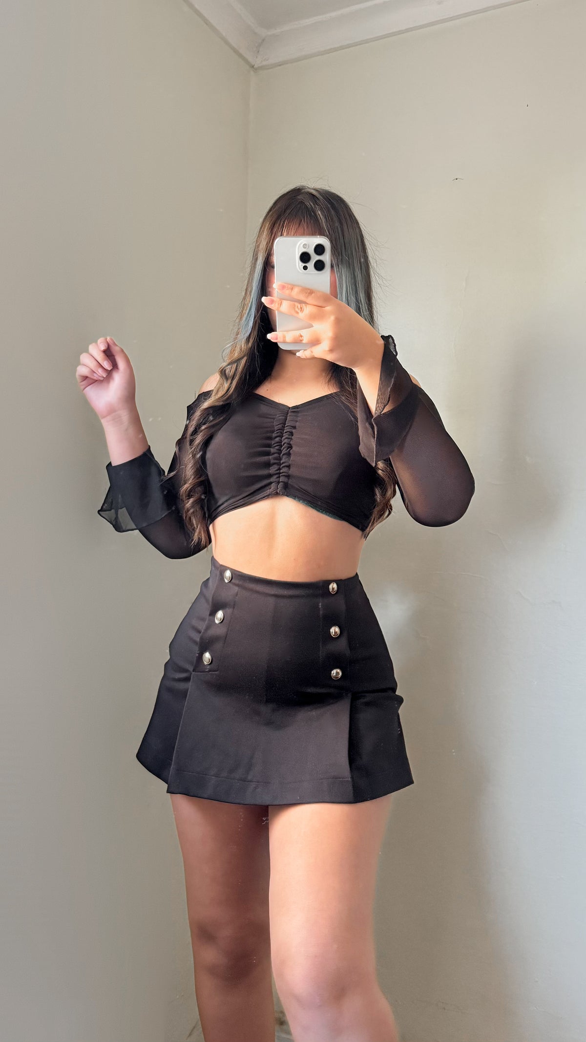 Falda short