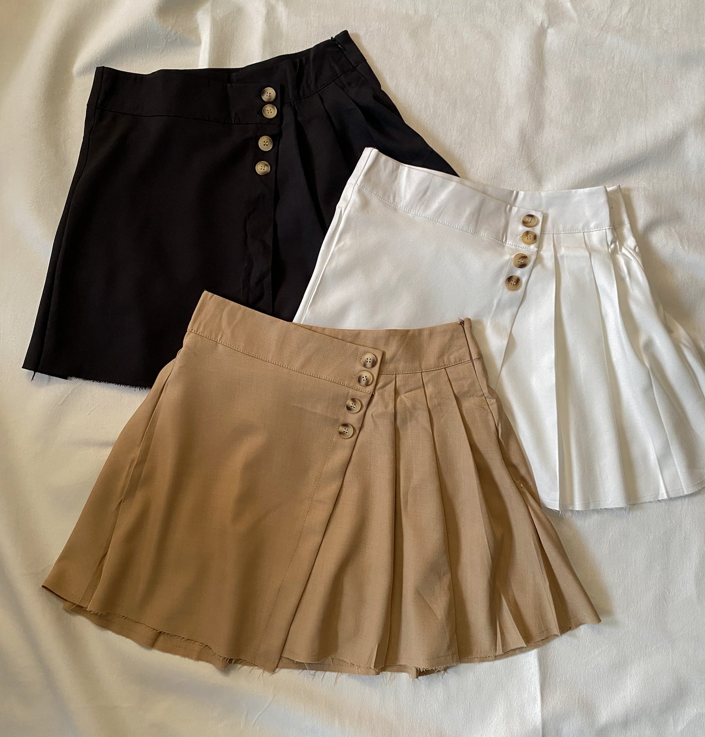 Falda short negra