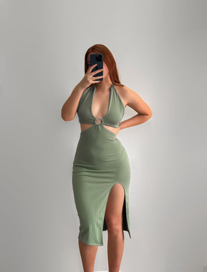 Vestido Diana verde claro