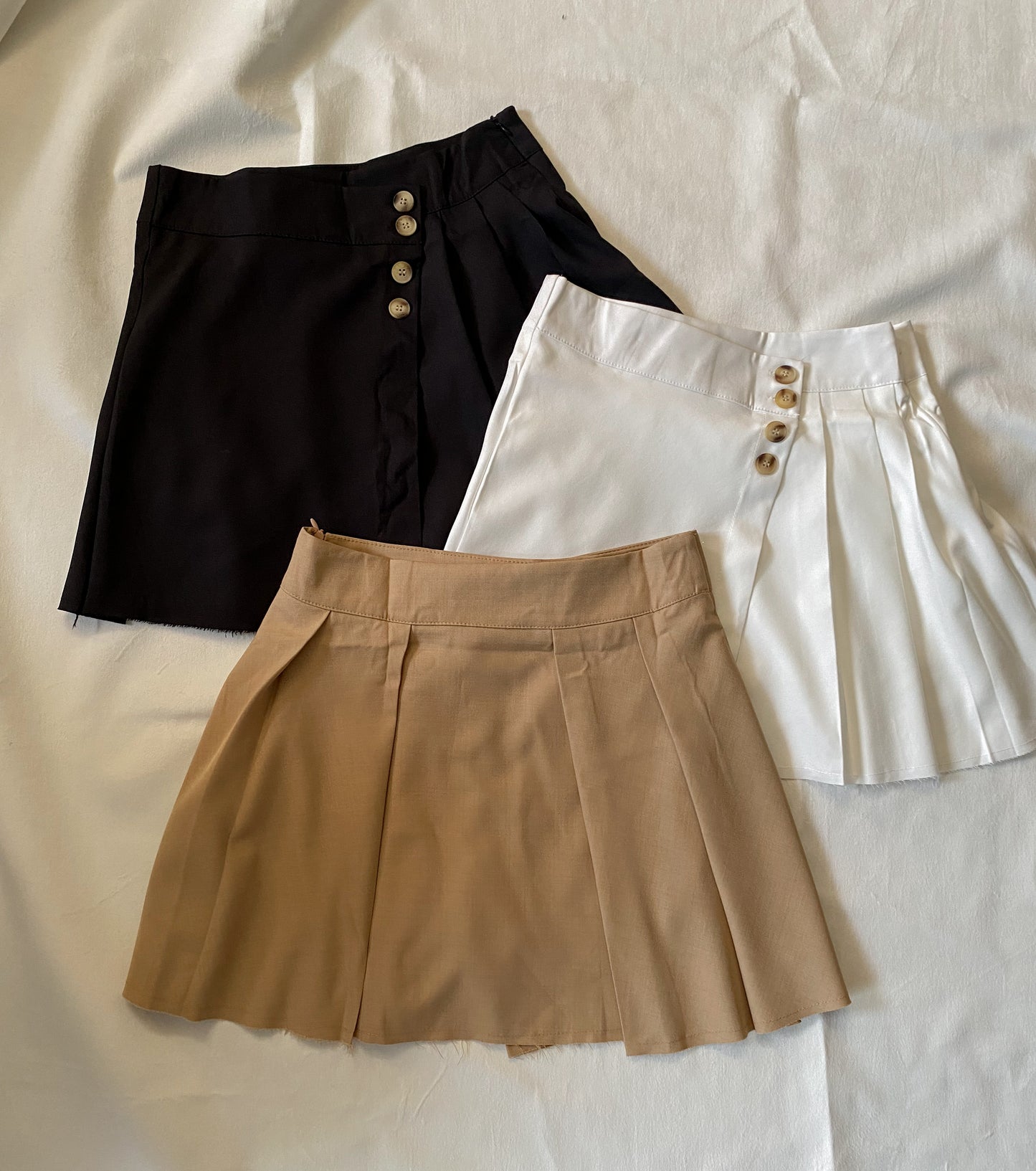 Falda short negra