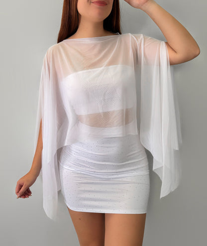 Conjunto brillo blanco