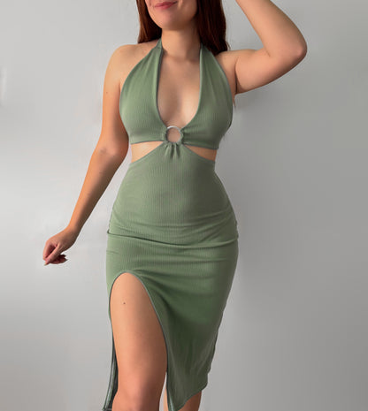 Vestido Diana verde claro