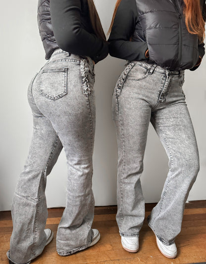 Jeans trenzado