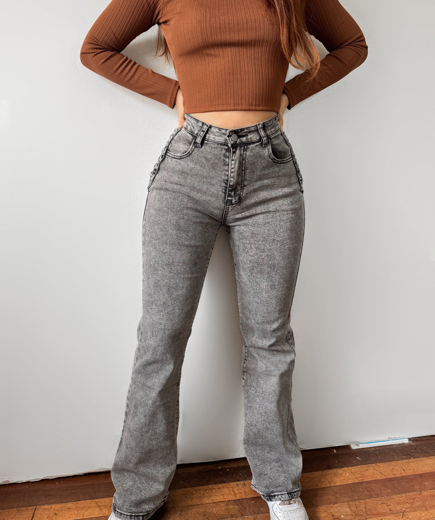 Jeans trenzado