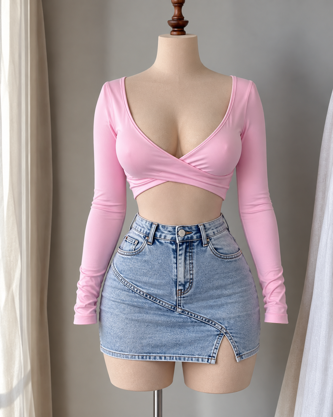 Top rosa