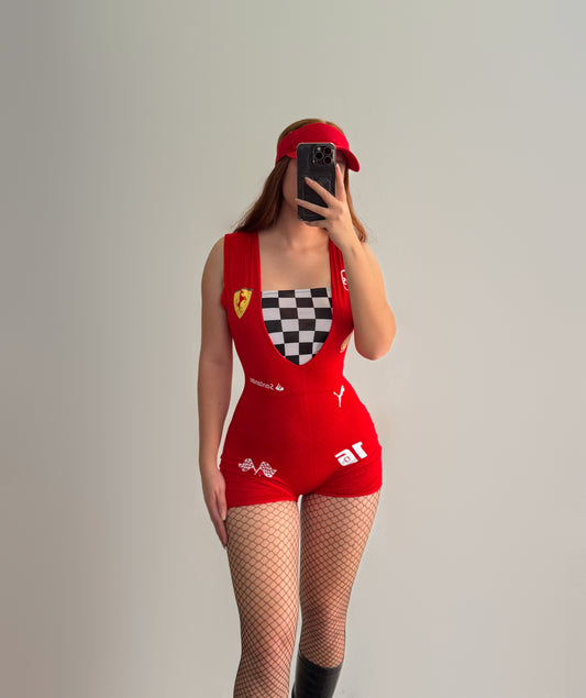 Disfraz F1 Ferrari rojo